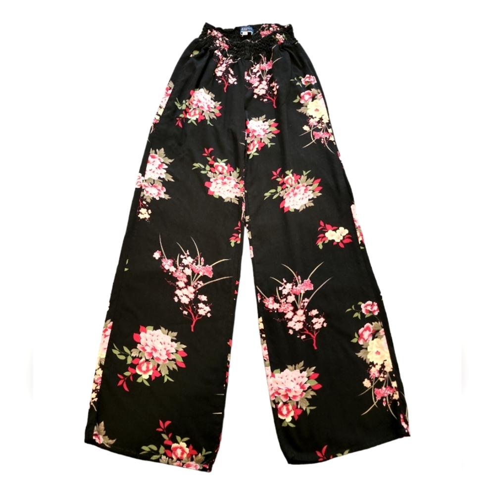 Boomboom Jeans brand Japanese sakura cherry blossom pants